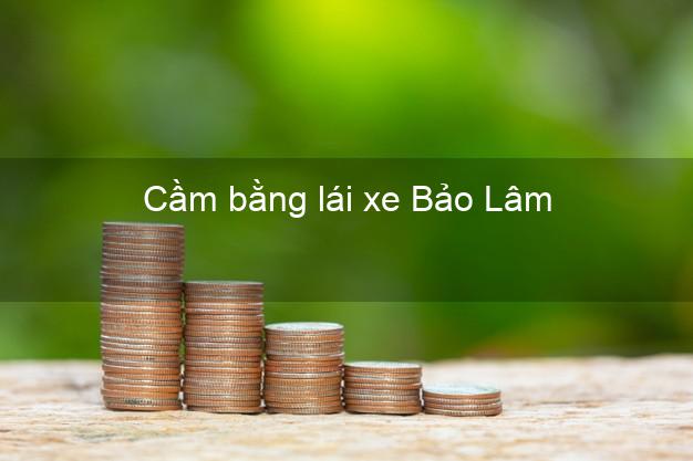 Cầm bằng lái xe Bảo Lâm Lâm Đồng