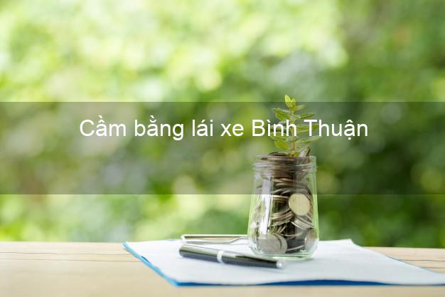 Cầm bằng lái xe Bình Thuận