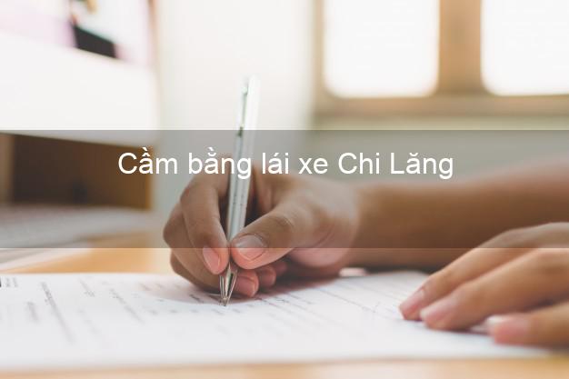 Cầm bằng lái xe Chi Lăng Lạng Sơn