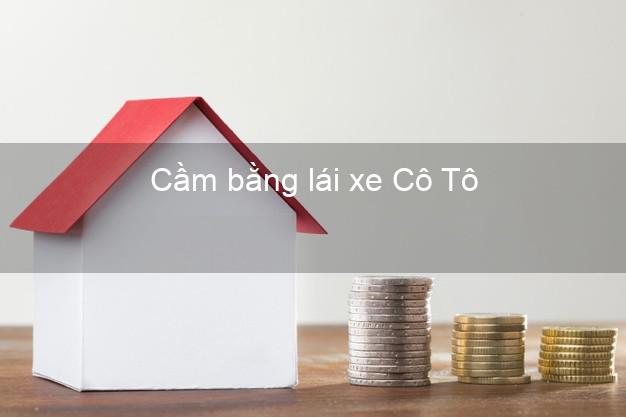 Cầm bằng lái xe Cô Tô Quảng Ninh