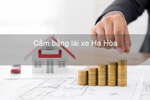 Cầm bằng lái xe Hạ Hòa Phú Thọ