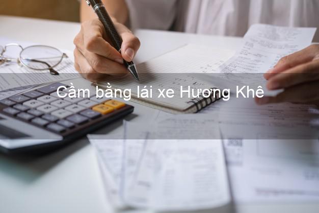 Cầm bằng lái xe Hương Khê Hà Tĩnh