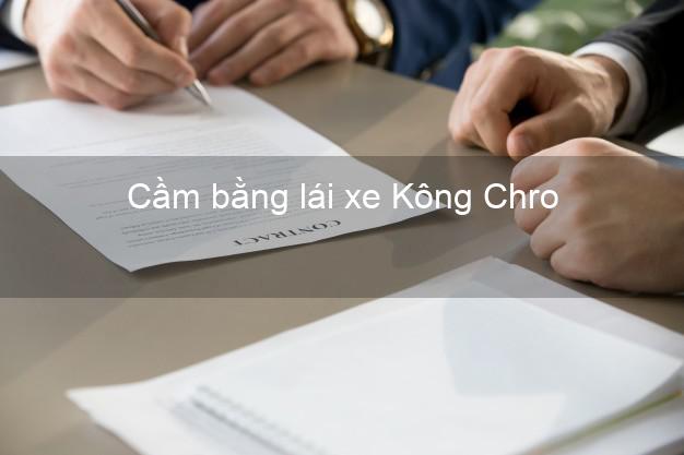 Cầm bằng lái xe Kông Chro Gia Lai