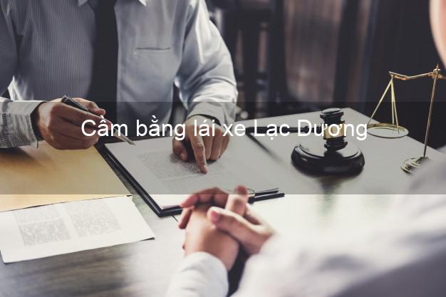 Cầm bằng lái xe Lạc Dương Lâm Đồng