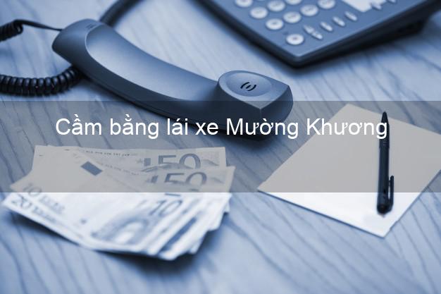 Cầm bằng lái xe Mường Khương Lào Cai