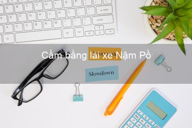 Cầm bằng lái xe Nậm Pồ Điện Biên