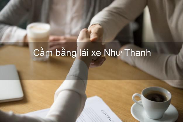 Cầm bằng lái xe Như Thanh Thanh Hóa