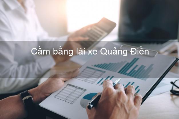 Cầm bằng lái xe Quảng Điền Thừa Thiên Huế